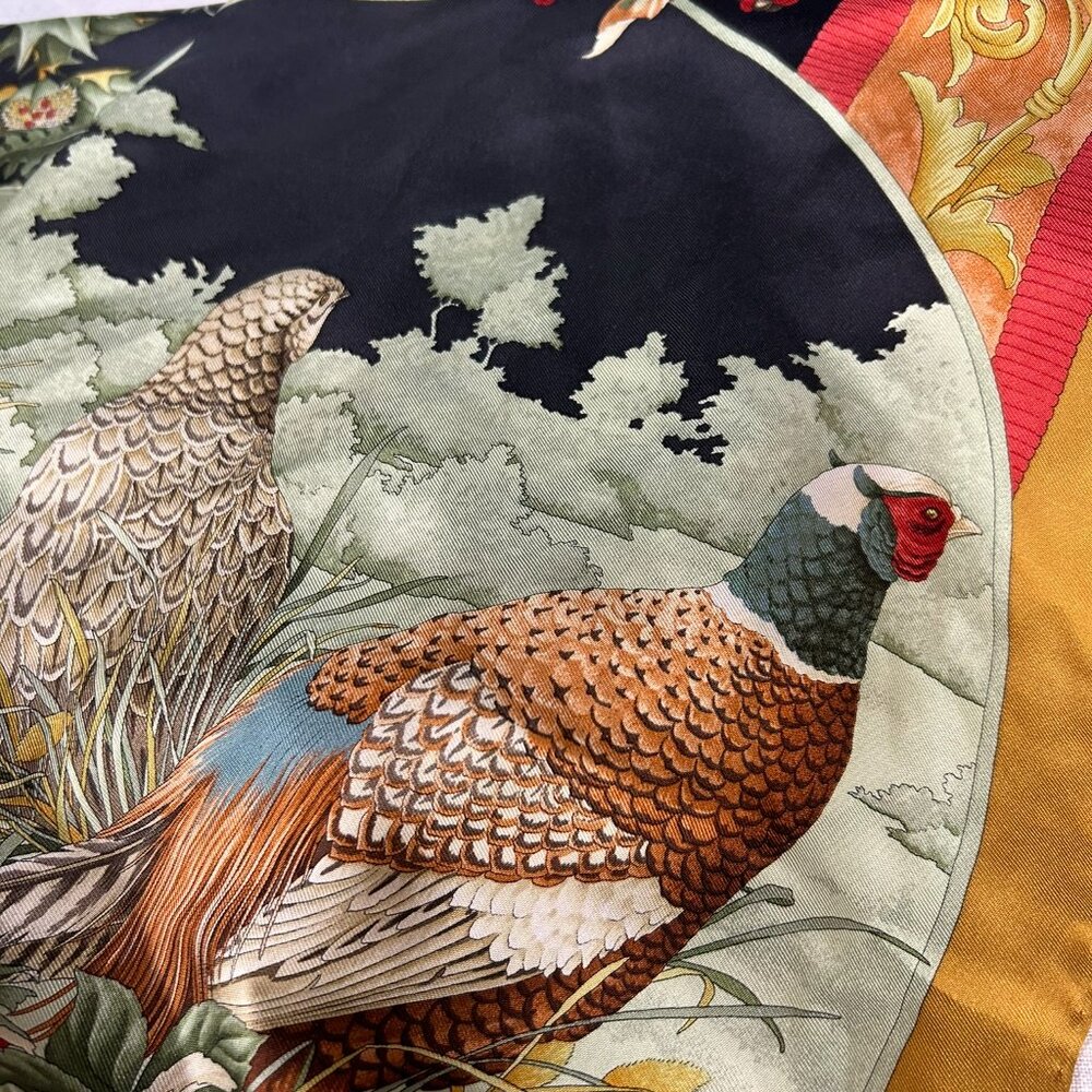 Luxury Ferragamo silk scarf purchased in Italy -Rare and Gorgeous Item!!